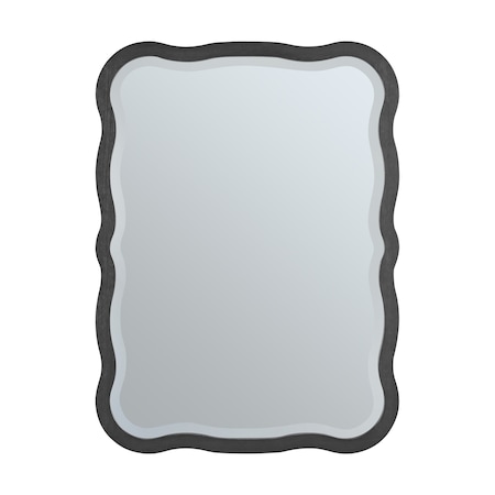 James Martin Vanities Wavy 28'' Mirror, Carbon Oak 246-M28-CBO